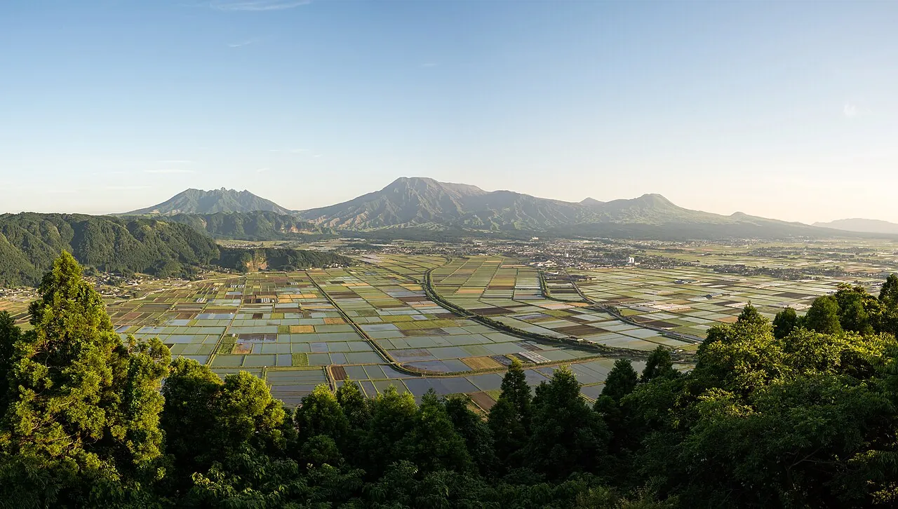 Toàn cảnh vùng Aso, Kumamoto